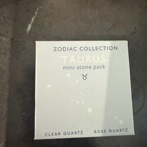 Taurus Zodiac Mini Stone Pack - Clear and Rose Quartz